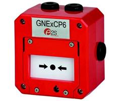 GNExCP6A-BG-SNNN-RD E2S GNExCP6A-BG-S-NNN-RD Ex Call Point GNExCP6A-BG Break Glass RD GRP IP66 II2G Exed IICT6Gb RED